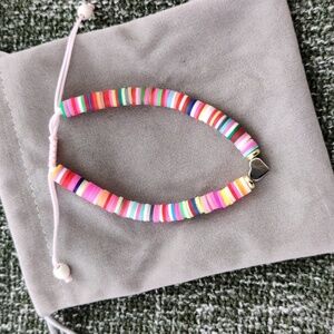 Multicolor pink Beaded bracelet